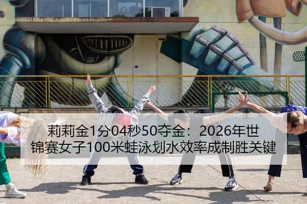 莉莉金1分04秒50夺金：2026年世锦赛女子100米蛙泳划水效率成制胜关键
